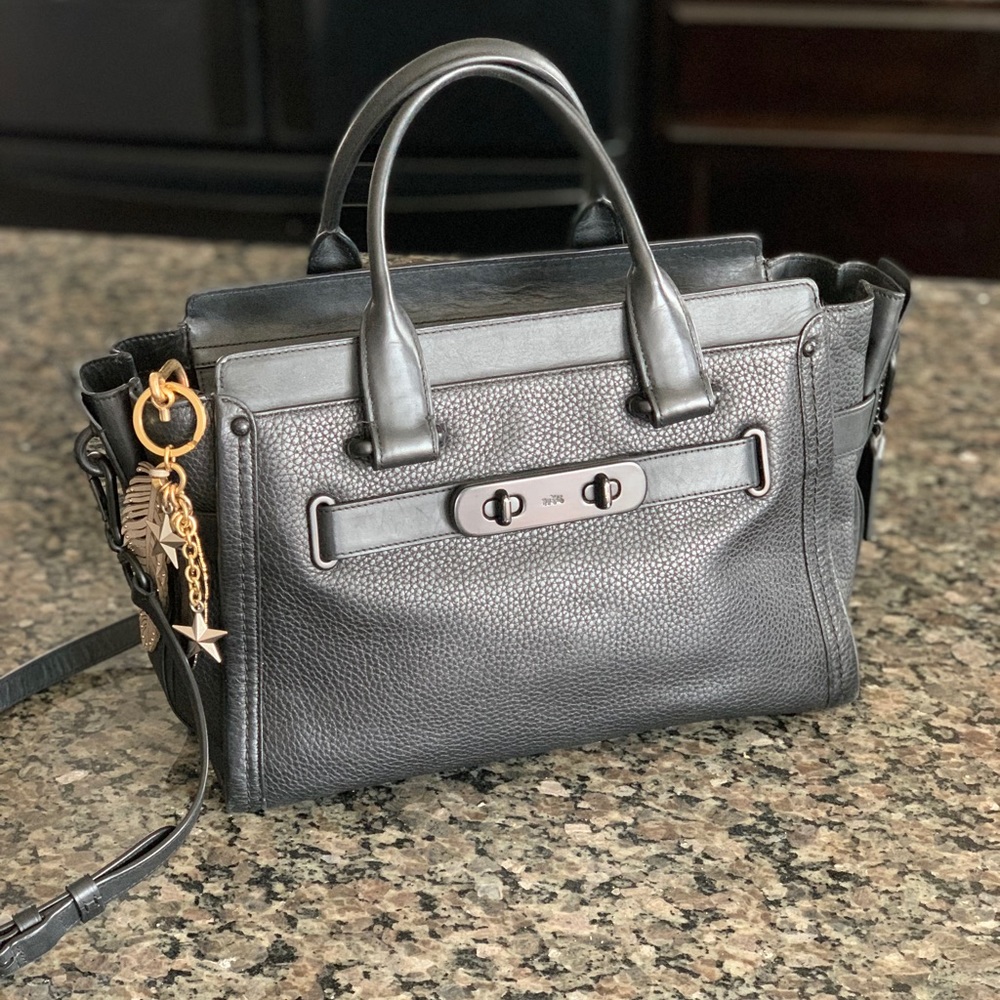 Coach Swagger Carryall in Pebble Leather